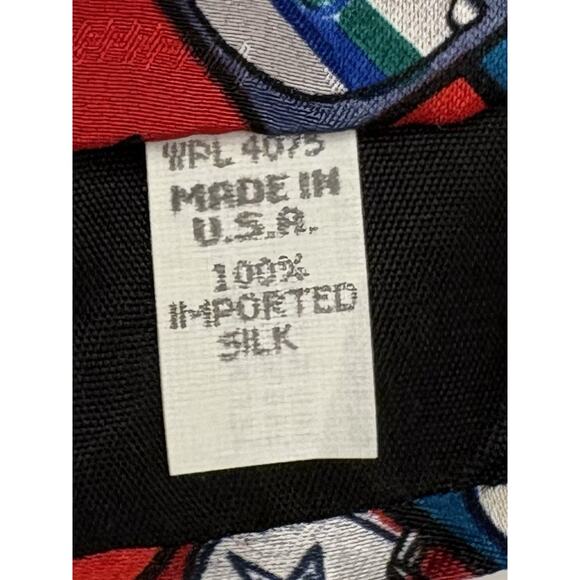 Vintage Men’s Team NFL Helmet Logo Silk Tie Made in USA - Picture 5 of 5